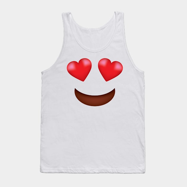 Halloween emoticon Costume' emoticon Heart Eyes Halloween Tank Top by ourwackyhome